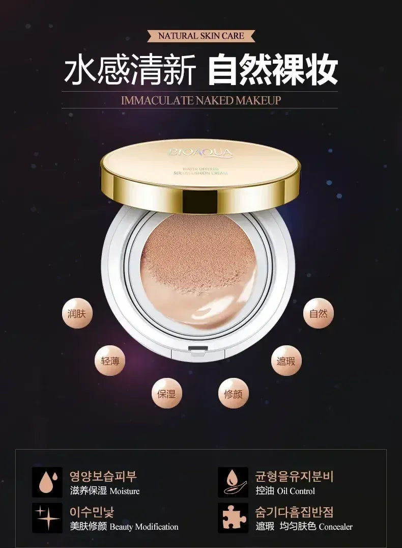 KissICON BB Air Cushion Foundation CC Cream Concealer Waterproof
