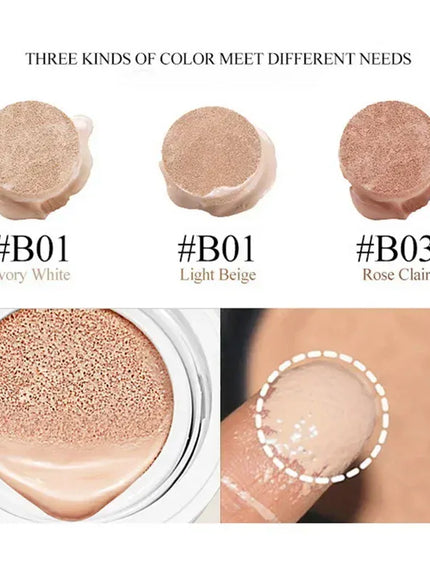 KissICON BB Air Cushion Foundation CC Cream Concealer Waterproof
