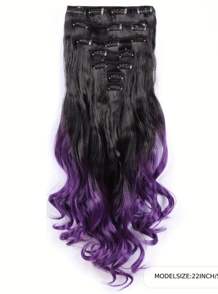 Clip In Hair Extensions 22in Red