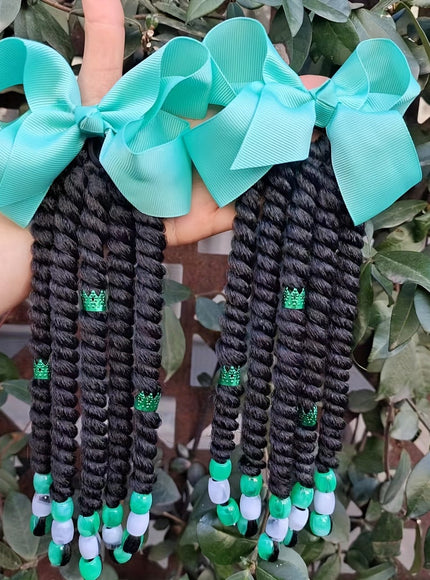 KissIcon Delicate Braided Ponytail Extensions Dreadlocks