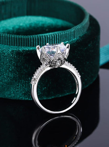 KissICON 💋 Beautiful S925 Silver Ring For Women- AAAA Zircon Sparkle