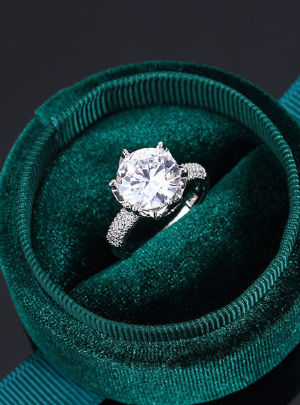 KissICON 💋 Beautiful S925 Silver Ring For Women- AAAA Zircon Sparkle