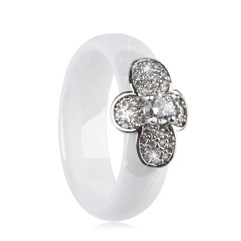 KissICON Bee Ring – Ceramic Crystal CZ