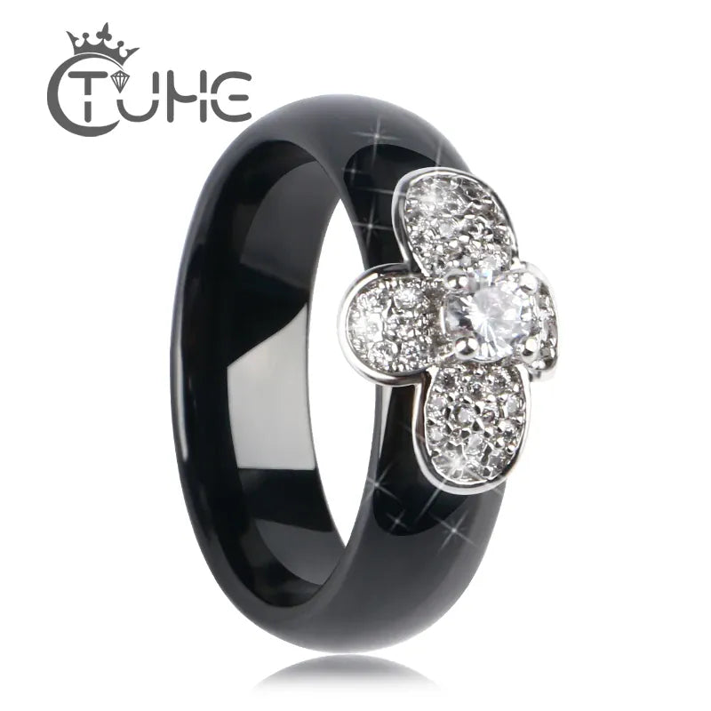 KissICON Bee Ring – Ceramic Crystal CZ