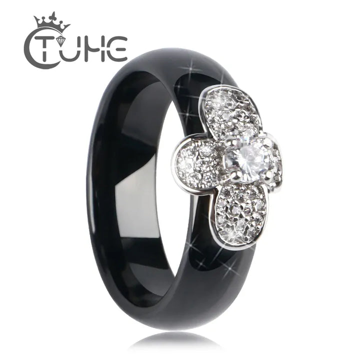 Bee Ring – Ceramic Crystal CZ