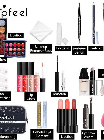 KissICON Beginners Complete Eyeshadow Makeup Kit