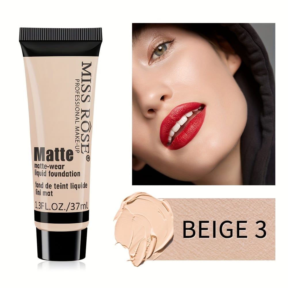 KissICON Beige-3 Missrose Flawless Matte Full Coverage Waterproof