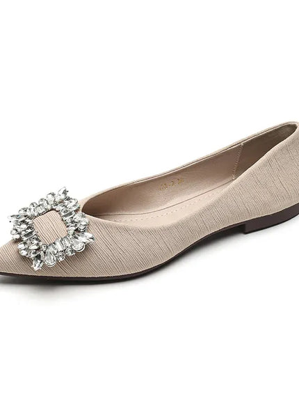 KissICON Beige / 35 Flat Shoes Women's 2022 Spring Autumn New Casual