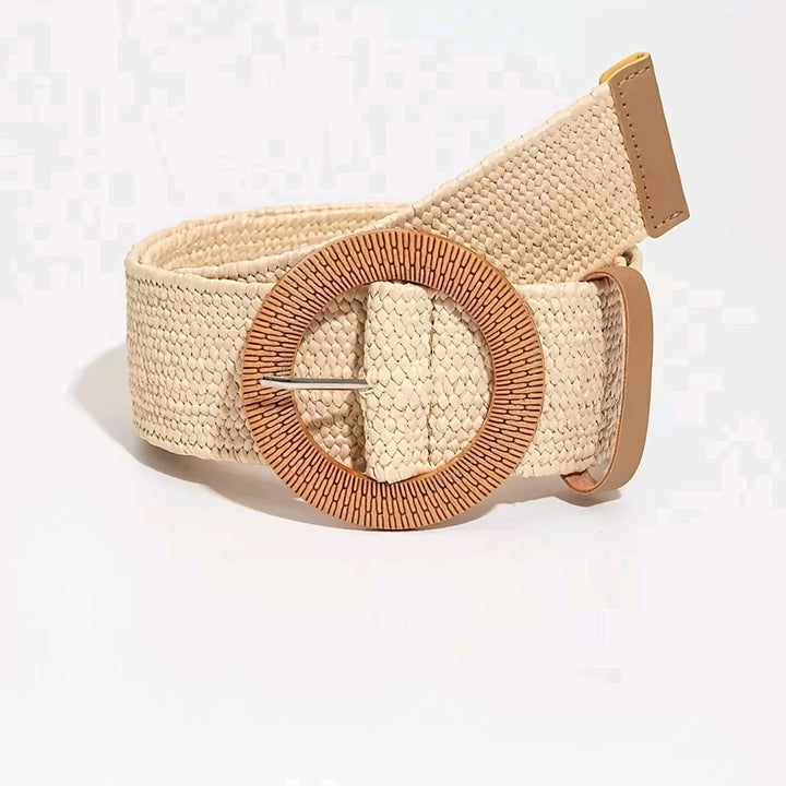 Boho Elastic Straw Belt for Womens Dresses  Outfits