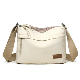 KissICON Beige Crossbody – Alta Capacidade Com