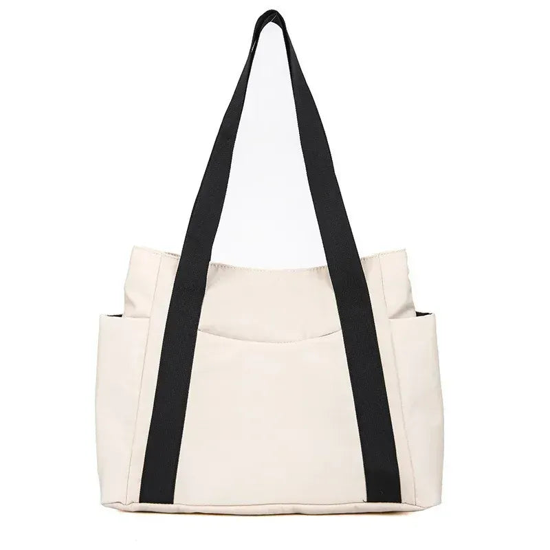 KissICON Beige Grande Capacidade Para Mulheres Nylon Dur