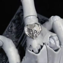 KissICON Beige / resizable Anime JOJO Diamond is Unbreak Higashikata Josuke Crazy Diamond Cosplay Ring Unisex Opening Adjustable Ring Jewelry Accessory