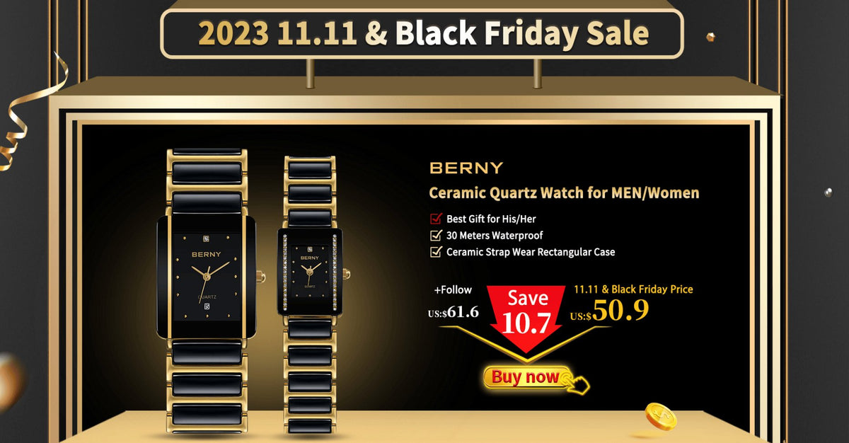 KissICON BERNY Women Watch Ladies Quartz Roman Numerals Day Top Calendar Watches Sapphire Glass Solid Steel Strap Women Wristwatch