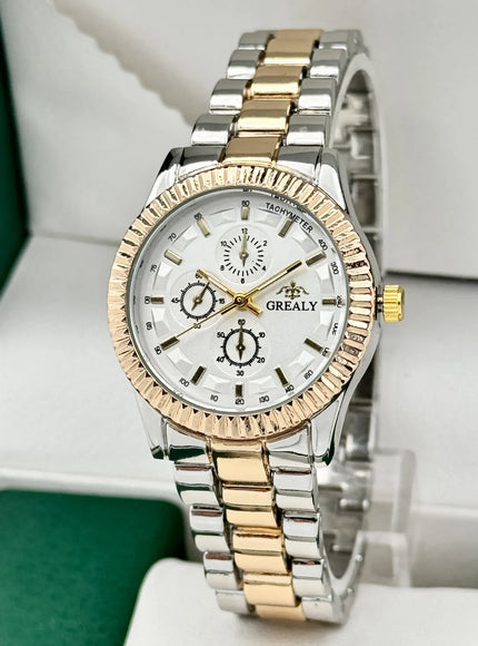 KissICON Between gold 2 💋 Ladies Watch Light Luxury Gold Stainless Steel