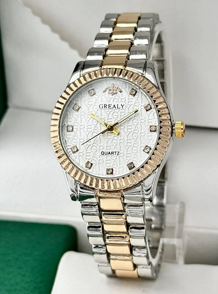 KissICON Between gold 💋 Ladies Watch Light Luxury Gold Stainless Steel
