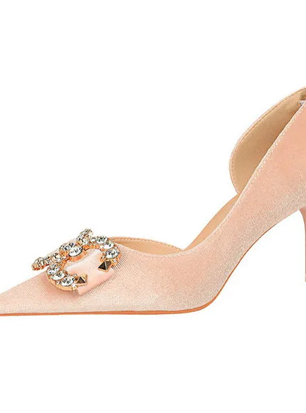 KissICON BIGTREE Party Pumps 7cm Thin High Heels Western
