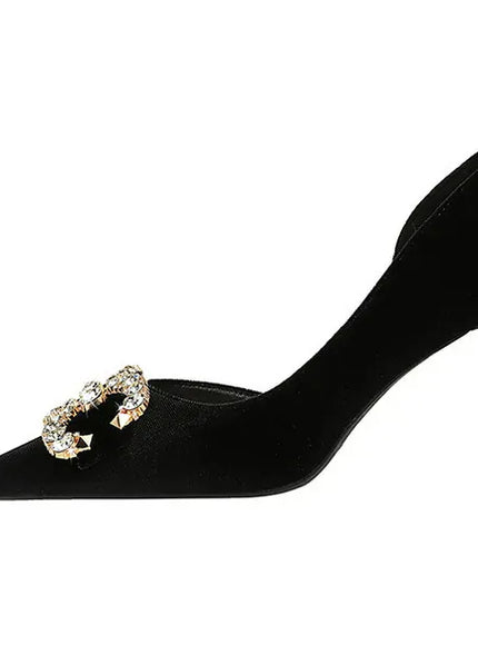 KissICON BIGTREE Party Pumps 7cm Thin High Heels Western