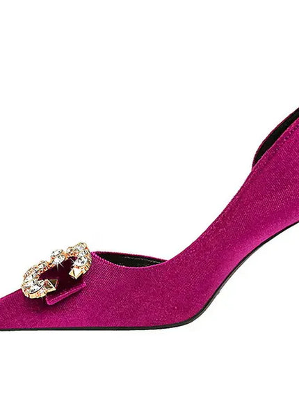 KissICON BIGTREE Party Pumps 7cm Thin High Heels Western