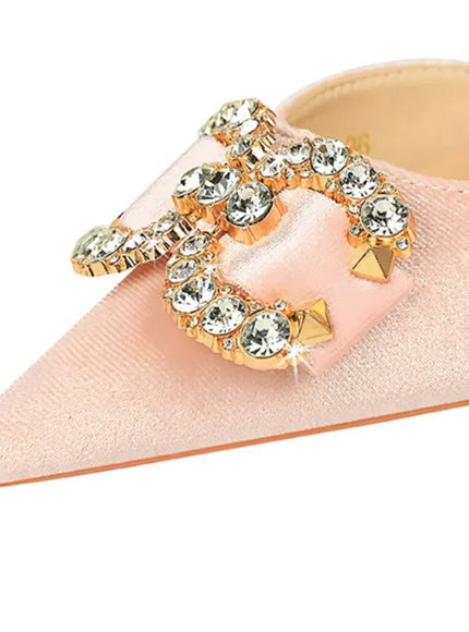 KissICON BIGTREE Party Pumps 7cm Thin High Heels Western