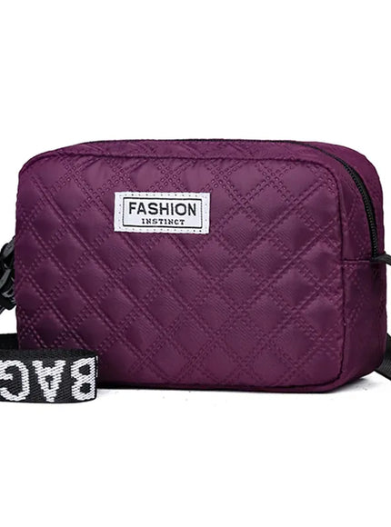 KissICON BJ1463purple Women's Shoulder Plain Adjustable Crossbody – Strap