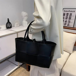 KissICON BK Handbags 2022 Leather Woven Tote – Bags Designer Solid