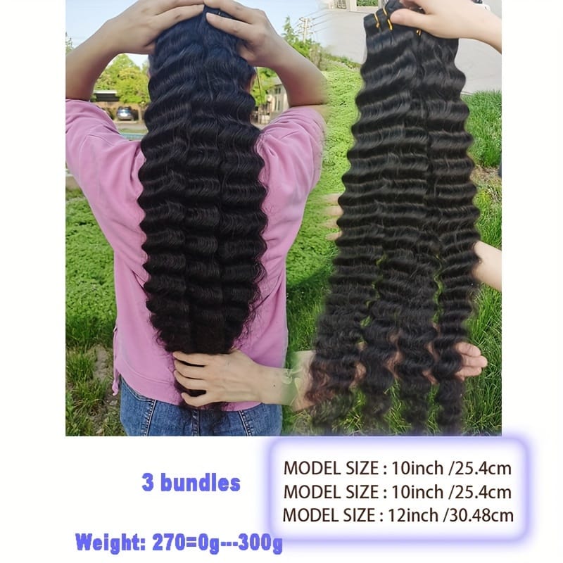 KissICON Black / 10 10 12 KissIcon Arietis Loose Deep Wave Bundles - Color