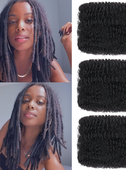 KissICON Black / 10inch KissIcon Afro Kinky Curly Hair 16 Inch -