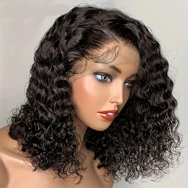 KissICON Black / 10inch Kissicon Deep Wave Bob Wig 180