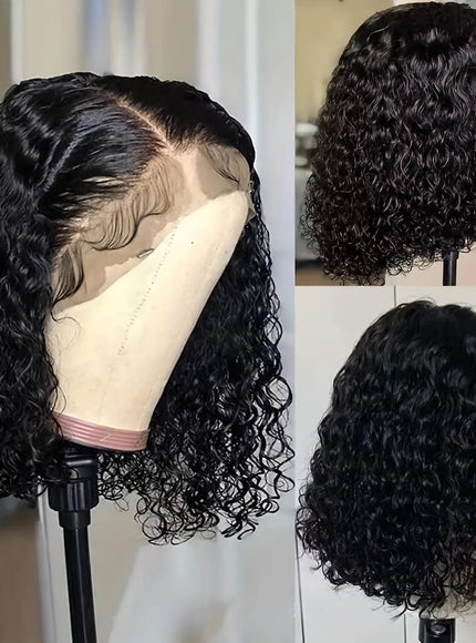 KissICON Black / 10inch Kissicon Deep Wave Bob Wig Two