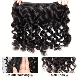 KissICON Black / 12 14 16 KissIcon Loose Wave Bundles - Virgin Hair 3