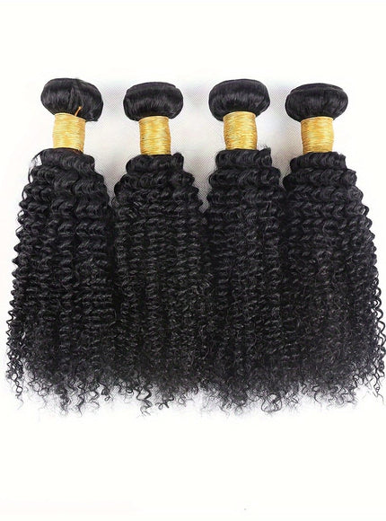 KissICON Black / 14 14 16 16 KissIcon Afro Kinky Curly Hair Bundles - Virgin