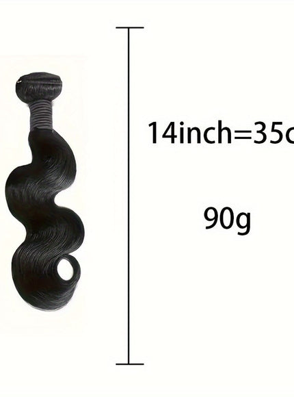 KissICON Black / 14inch KissIcon Body Wave Hair Bundles - Virgin Soft
