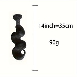 KissICON Black / 14inch KissIcon Body Wave Hair Bundles - Virgin Soft