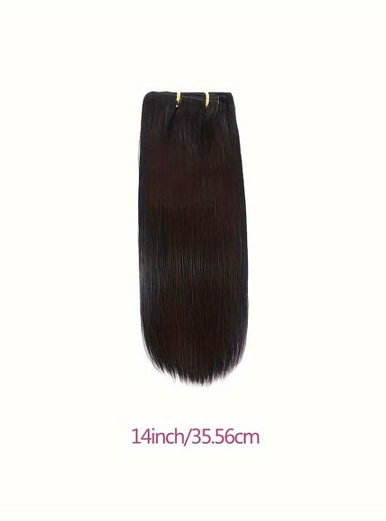 KissICON Black / 14inch KissIcon Straight Clip In Hair Extensions - Unprocessed