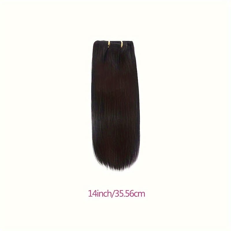 KissICON Black / 14inch KissIcon Straight Clip In Hair Extensions - Unprocessed