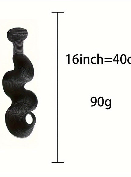 KissICON Black / 16inch KissIcon Body Wave Hair Bundles - Virgin Soft