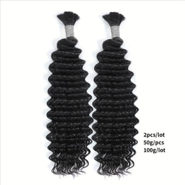 KissICON Black / 16inch KissIcon Deep Wave Brazilian Braiding No Weft -