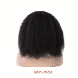 KissICON Black / 16inch Kissicon V Part Wig Human Hair
