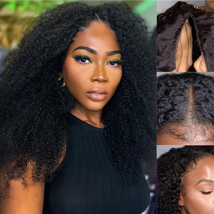 Kissicon V Part Wig Human Hair