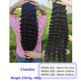 KissICON Black / 18 20 20 KissIcon Arietis Loose Deep Wave Bundles - Color