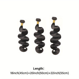 KissICON Black / 18 20 22 Inch KissIcon Brazilian Virgin Hair Extensions - 300G Body