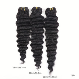 KissICON Black / 18 20 22 KissIcon Deep Wave Hair Bundles - Virgin Weaving