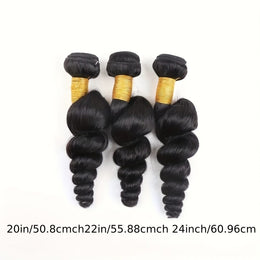 KissICON Black / 18 20 22 KissIcon Loose Wave Bundles - Virgin Hair 3