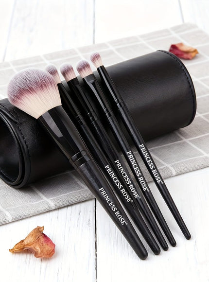 KissICON Black / 18 Pcs Rose Princess 18pc Makeup Brush Kit