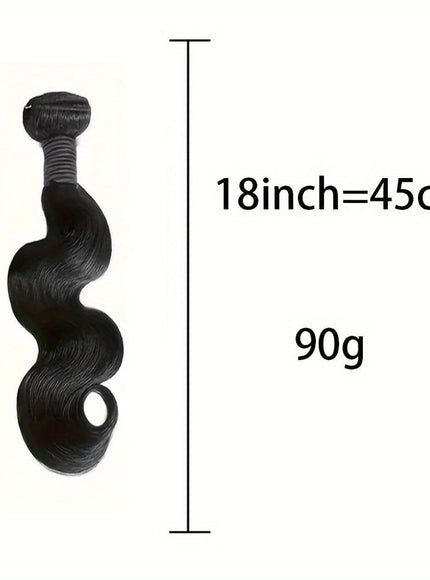KissICON Black / 18inch KissIcon Body Wave Hair Bundles - Virgin Soft