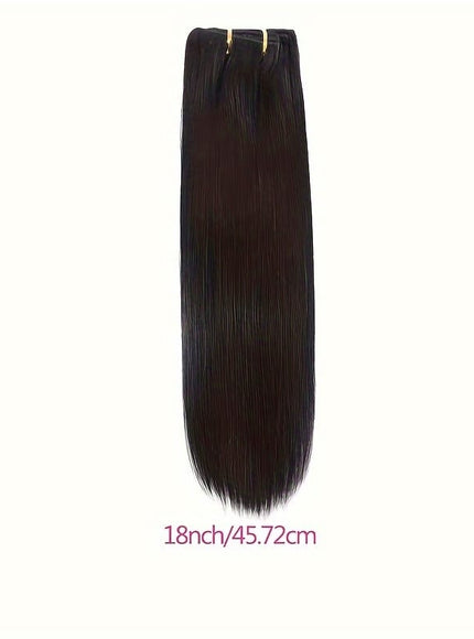 KissICON Black / 18inch KissIcon Straight Clip In Hair Extensions - Unprocessed