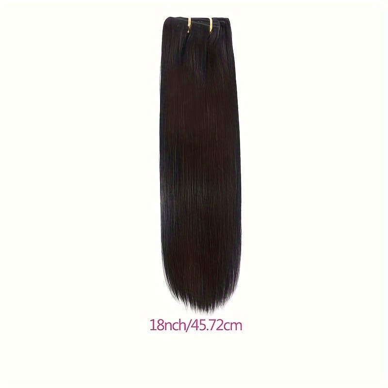 KissICON Black / 18inch KissIcon Straight Clip In Hair Extensions - Unprocessed