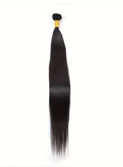 KissICON Black / 1PC 28 KissIcon Brazilian Straight Hair Bundles 12-26in - Natural
