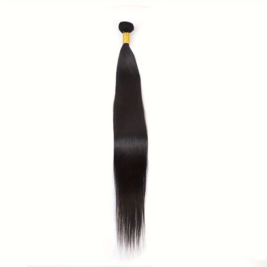 KissICON Black / 1PC 28 KissIcon Brazilian Straight Hair Bundles 12-26in - Natural