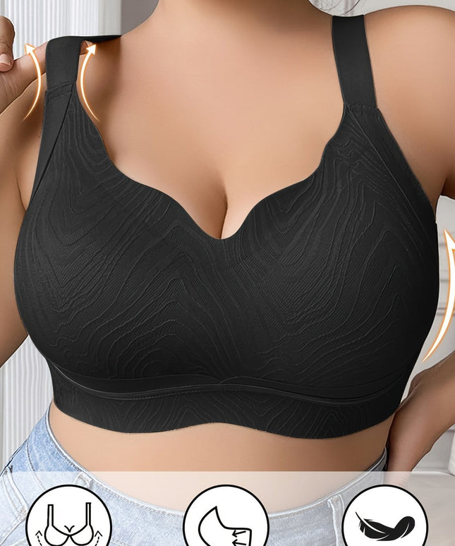 KissICON Black / 1XL Women's Curve Light Green Bra – Elasticity Nylon Elastane